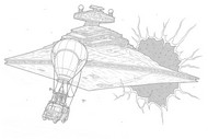 Coloring page Star Destroyer’s