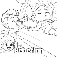 Disegno da stampare - Canzone del Buongiorno - Bebefinn