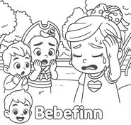 Disegno scaricabile - Ho un Boo Boo - Bebefinn