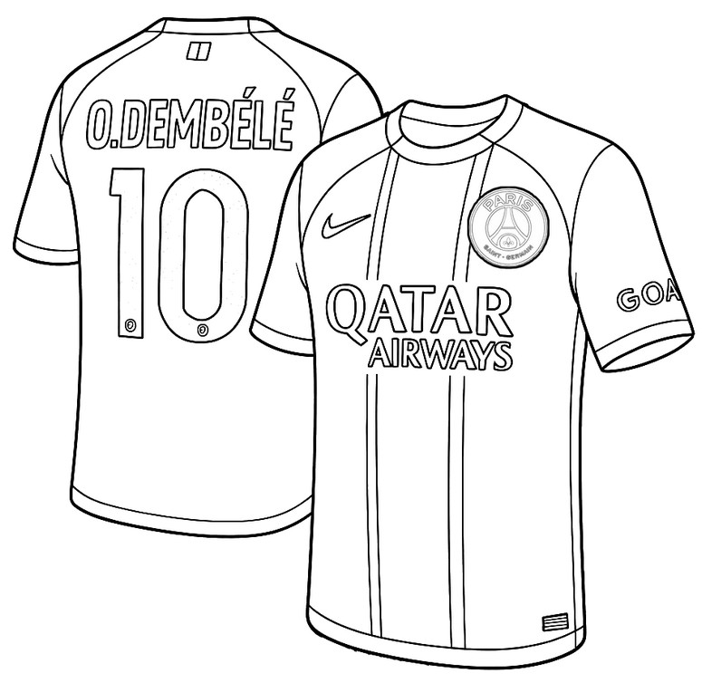 Coloriage Dembélé