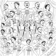 Printable coloring - Back to Back - PSG Paris-Saint-Germain