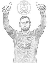 Coloring page Donnarumma
