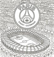 Kolorowanka Parc des Princes