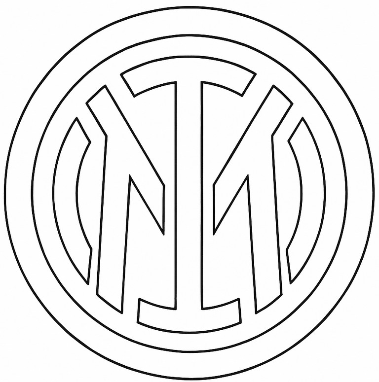 Inter Pagine Da Colorare Stampabili Gratuitamente