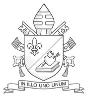 Bild zum Ausmalen - Das Wappen - Papst Leo XIV