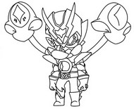 Image to color - Shin Edgar - Brawl Stars - Crush the Kaiju