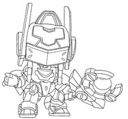 Coloring page - Mecha Finx - Brawl Stars - Crush the Kaiju
