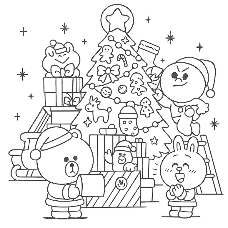 Coloriage Noël