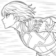 Free coloring page - Cha Hae-In - Solo Leveling