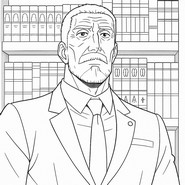 Coloring sheet - Go Gun-Hee - Solo Leveling