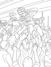 Ausmalbild zum Ausdrucken - Lando Norris - Formel 1