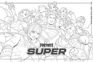 Desenho gratuito - Passe de Batalha - Fortnite - Super