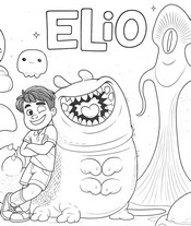 Disegno gratuito - Ambasciatore Oooo - Elio