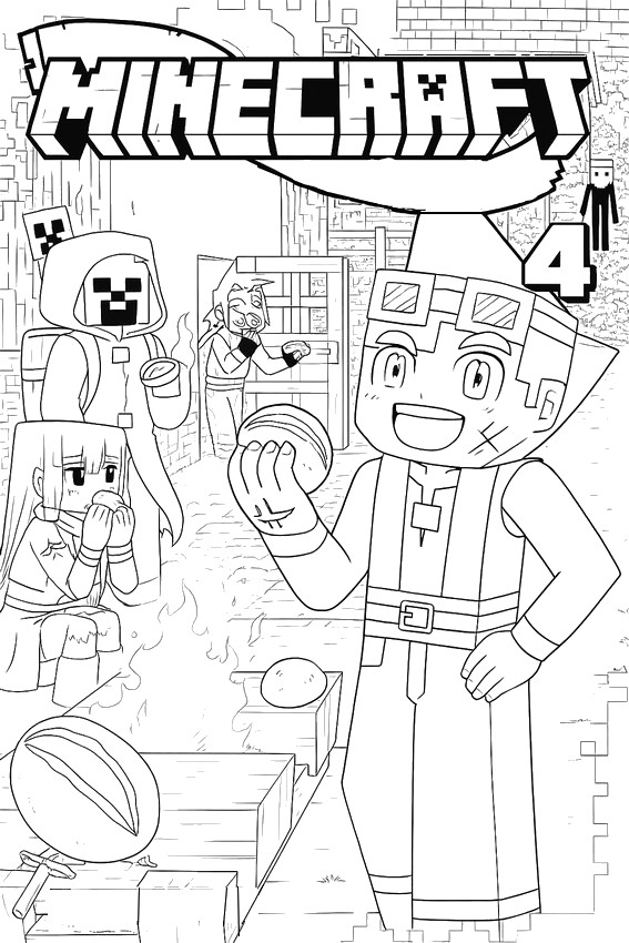Coloring page Volume 4