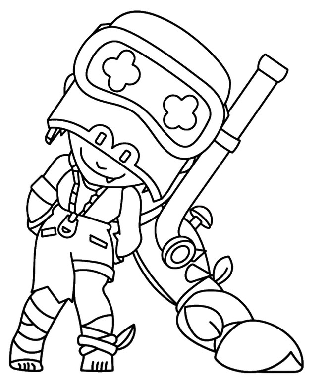 Desenho para colorir Alli