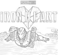 Desenho para colorir - A Fuga da Nova Heroína - Ironheart