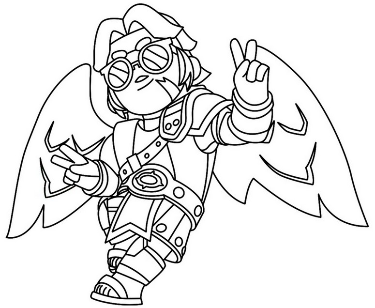 Coloring page Blessed Buster