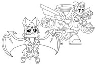Boyanacak resim - Martyr Meg & Infernal Fang - Brawl Stars - Melekler ve şeytanlar 2025