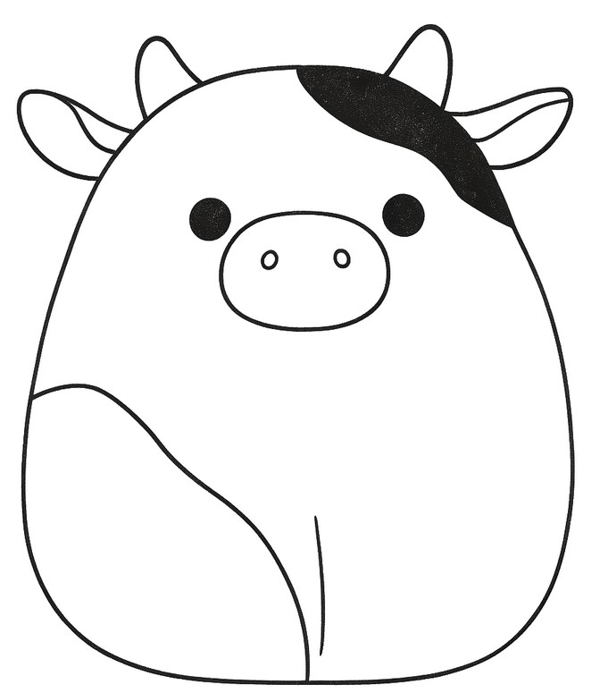 Coloring page Connor the Cow