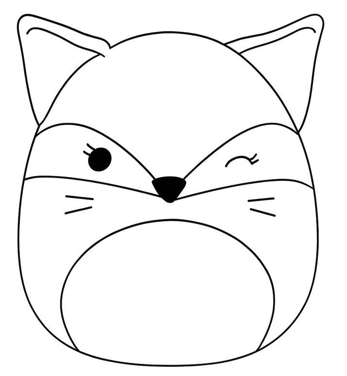 Coloring page Fifi the fox