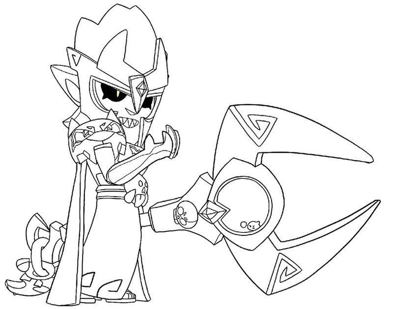 Dibujo para colorear MORTIS HADES