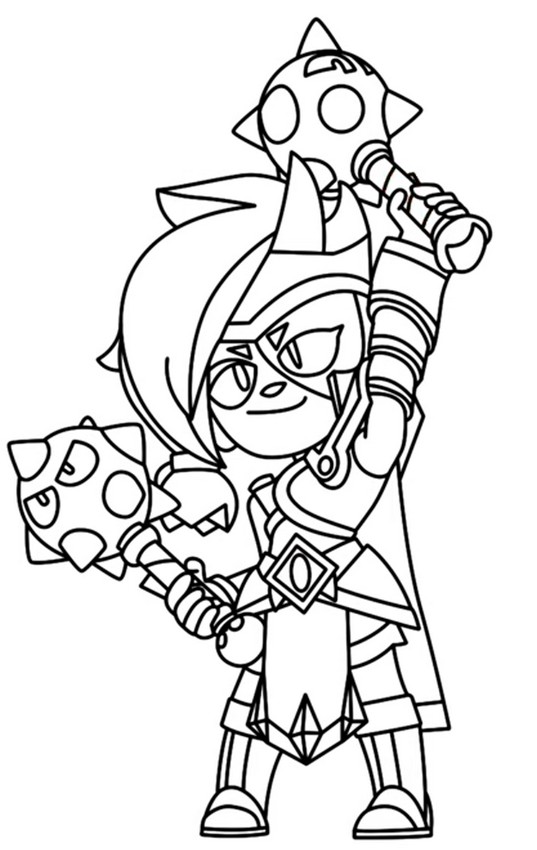 Dibujo para colorear LUMI PERSÉFONE