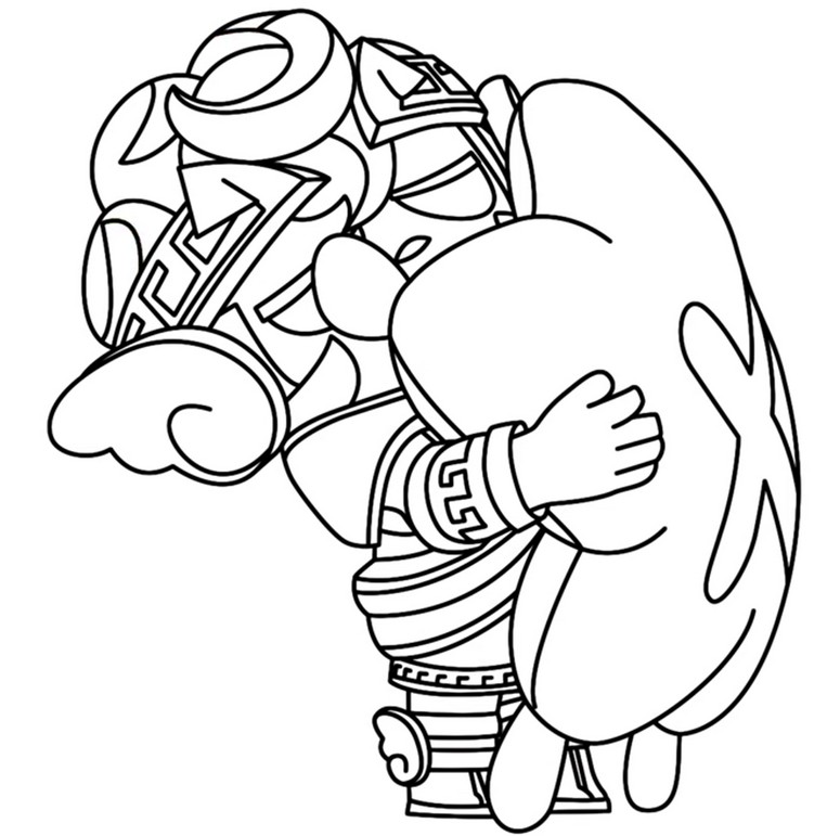 Dibujo para colorear SANDY HIPNOS