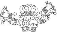 Kleurplaat om te printen - SHEEPISH DARRYL - Brawl Stars - Legendes van de onderwereld