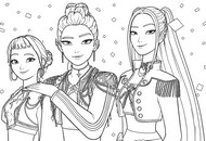 Bild zum Ausmalen - Battle for the Fans - KPop Demon Hunters