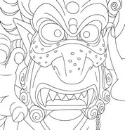 Imagini de colorat Demon
