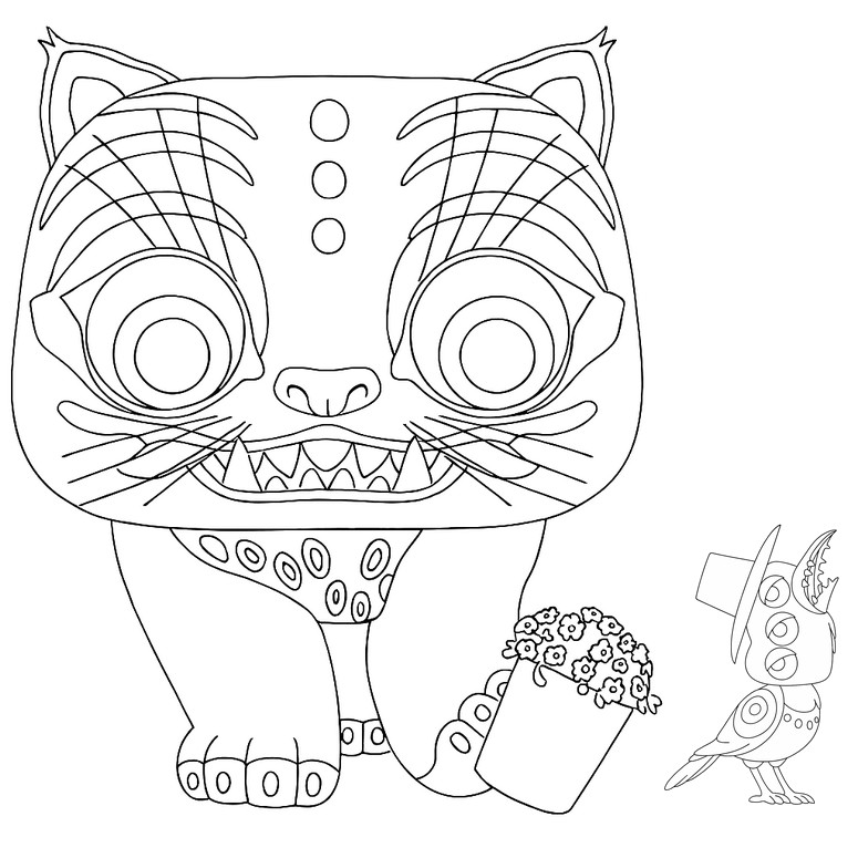 Coloring page Funko pop