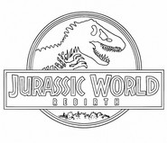 Dessin à colorier - Logo - Jurassic World Renaissance