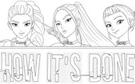 Ausmalbild zum Herunterladen - How It's Done - KPop Demon Hunters - Lieder