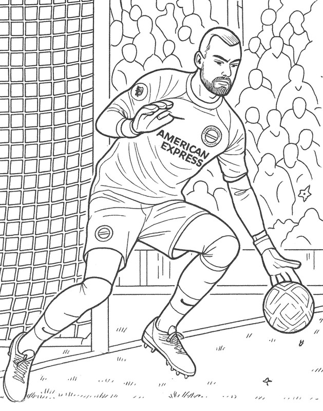 Coloring page Robert Sánchez