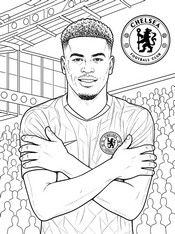 Feuille de coloriage - Morgan Rogers - Chelsea