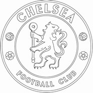 Image à colorier - Logo - Chelsea