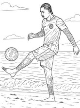 Coloriage à imprimer - João Pedro - Chelsea