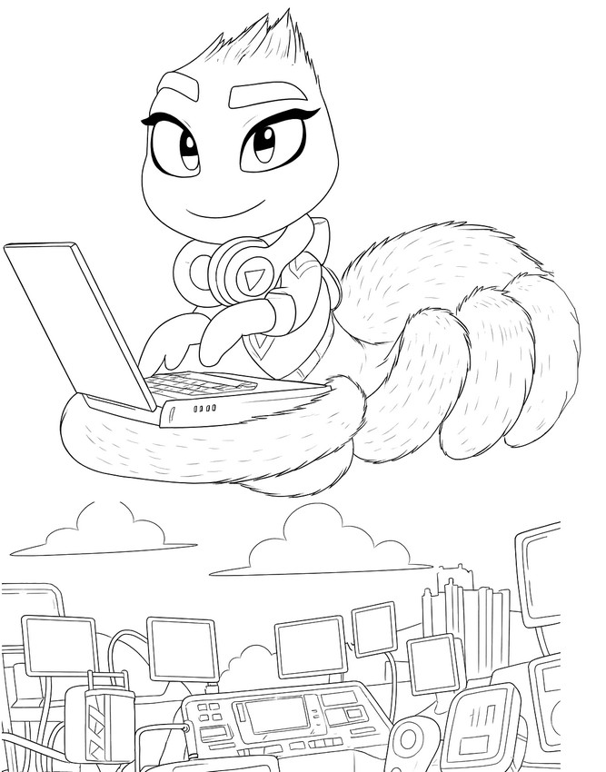 Desenho para colorir Sra. Tarântula