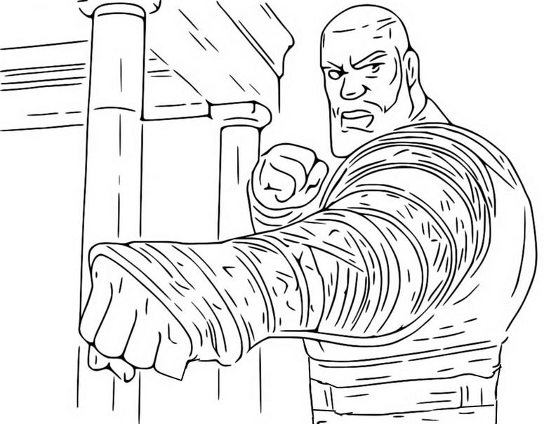 Coloriage Mosi - Eyes of Wakanda