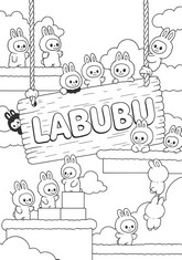 Bild zum Ausmalen - The Monsters Pin For Love - Labubu