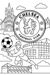 Kolorowanka - Chelsea - Premier League
