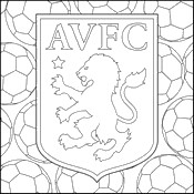 Kolorowanka do pobrania - Aston Villa - Premier League