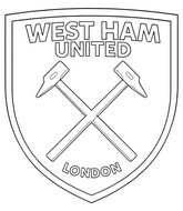 Kolorowanka do pobrania - West Ham - Premier League