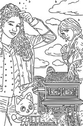 Nedlastbar tegning - Gabby & Vera - Gabbys Dukkehus: Filmen