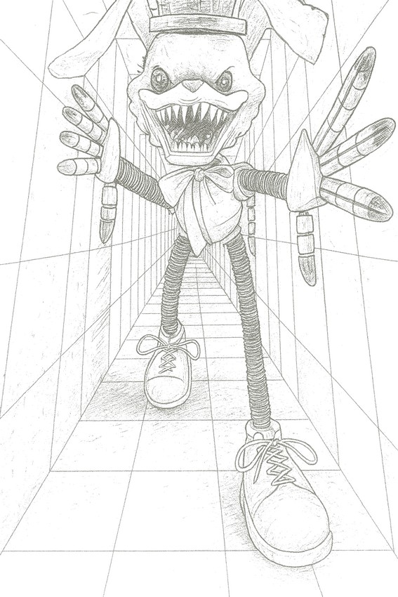 Coloriage à télécharger - Dans le couloir - Finding Frankie