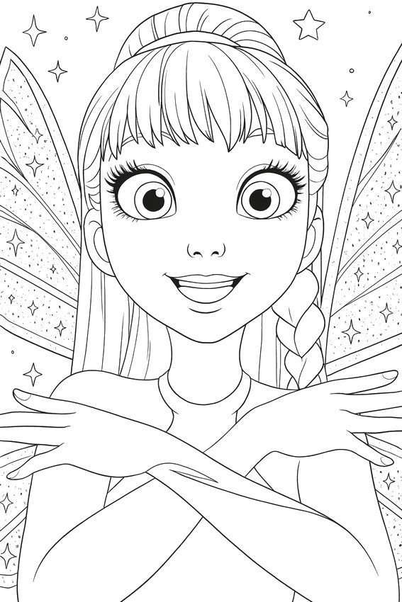 Dibujo gratuito - Una sonrisa brillante - Winx Club: Vuelve la magia