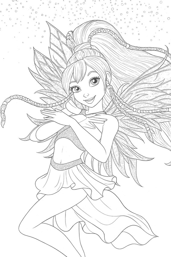 Dibujo para imprimir - Danza mágica - Winx Club: Vuelve la magia