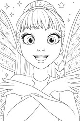 Dibujo descargable - Una sonrisa brillante - Winx Club: Vuelve la magia
