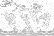 Lámina para colorear - Sobre el Palacio Mágico - Winx Club: Vuelve la magia
