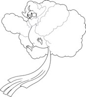 Coloring page - Mega Altaria - Mega Evolution in Pokemon Legends: Z-A